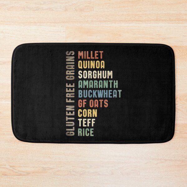 Item preview, Gluten Free Grains Word Cloud List Retro Vintage Style designed and sold by Delightfully Cynical.