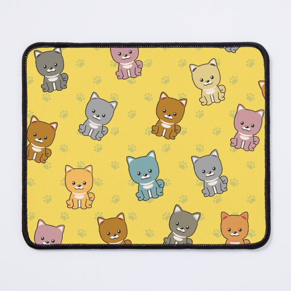 Item preview, Yellow background with cute corgis cartoon pattern... designed and sold by NUSUSDREAM.