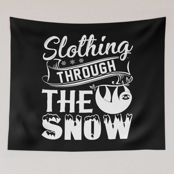 Item preview, Sloth - Christmas Slothing Through The Snow designed and sold by UnknownArtistt.