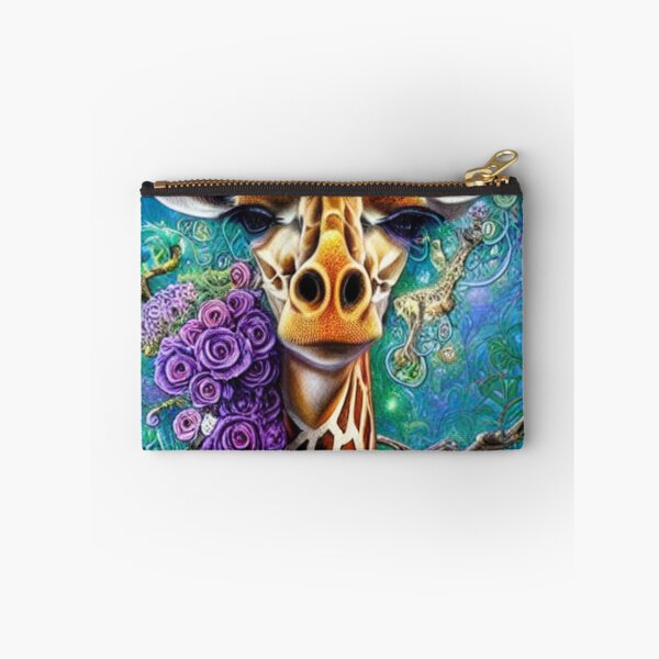 Item preview, African Giraffe, Giraffe in Flower mane designed and sold by Huesoffun.