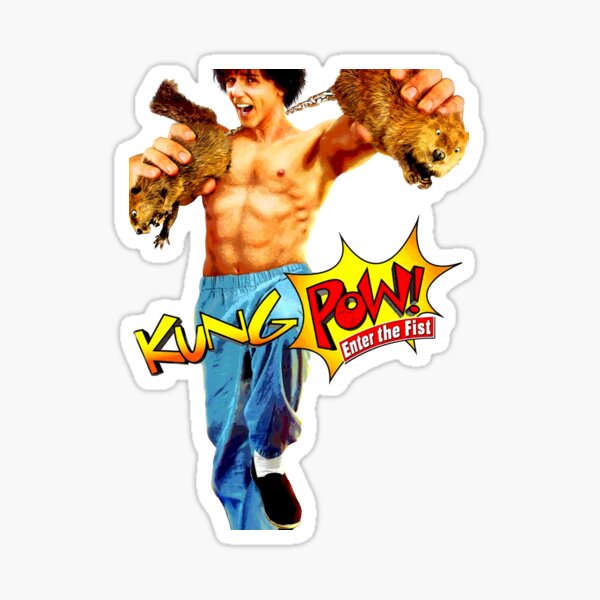 Kung Pow Sticker