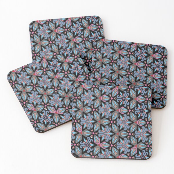 Item preview, Floral blue designed and sold by  Mudikeys.