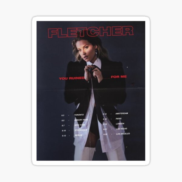 "FLETCHER TOUR" Sticker for Sale by BreccaR Redbubble