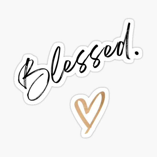 Item preview, Blessed Slogan designed and sold by Celinottidesign.