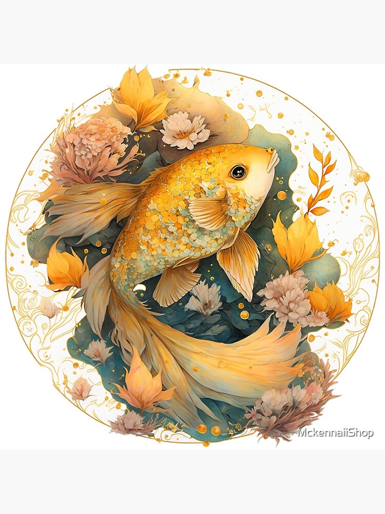 golden fish Poster by MckennaiiShop