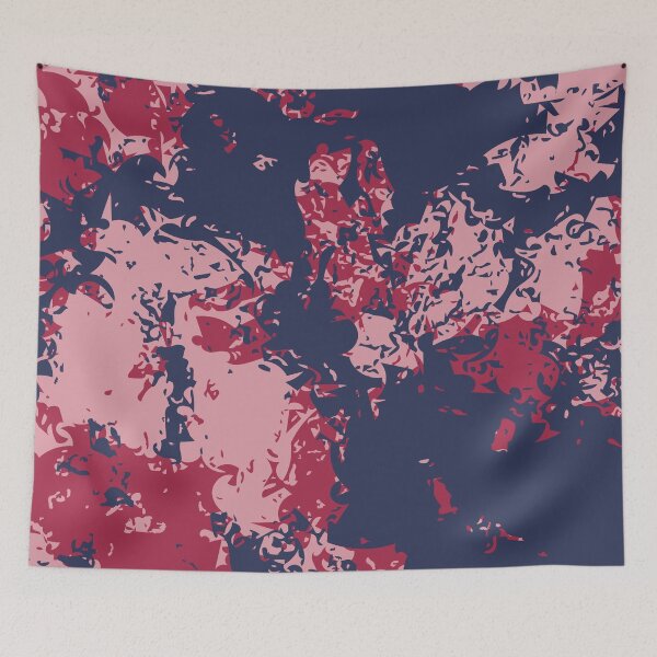 Item preview, Viva Magenta, Peony & Blue Depths designed and sold by Kettukas.