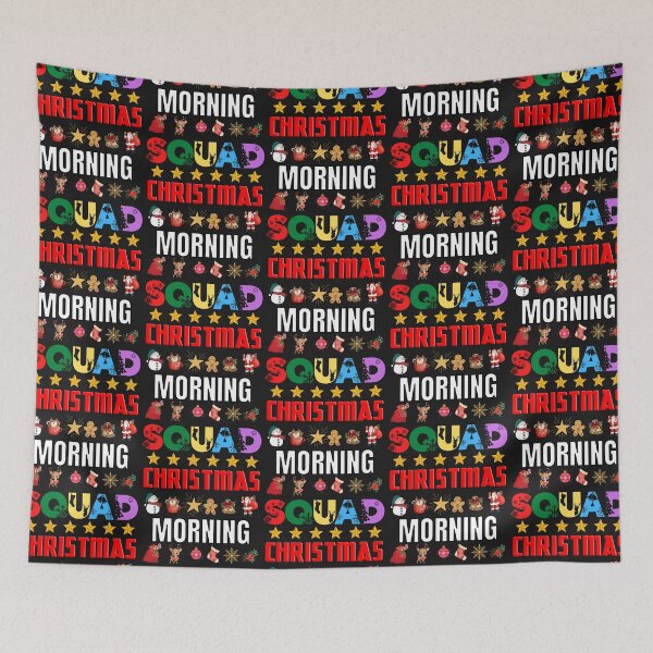 Item preview, CHRISTMAS MORNING SQUAD FAMILY XMAS HOLIDAYS designed and sold by R B Chrystal.