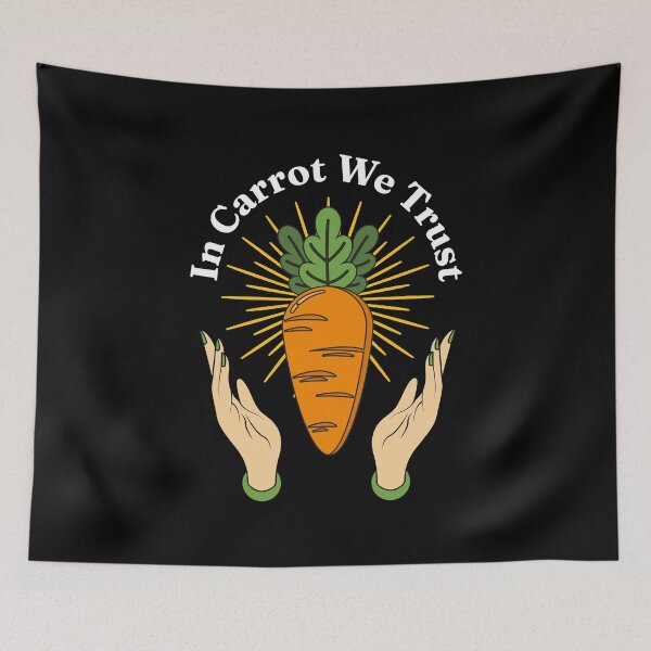 Item preview, In Carrot We Trust - Root Vegetables Lover Daucus carota subsp. sativus designed and sold by Millusti.