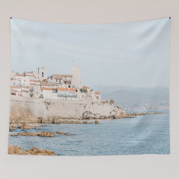 Item preview, Antibes, Travel Poster Antibes France, Vintage Poster Antibes, Poster Cote d'Azur, French Riviera Wall Art designed and sold by radub85.