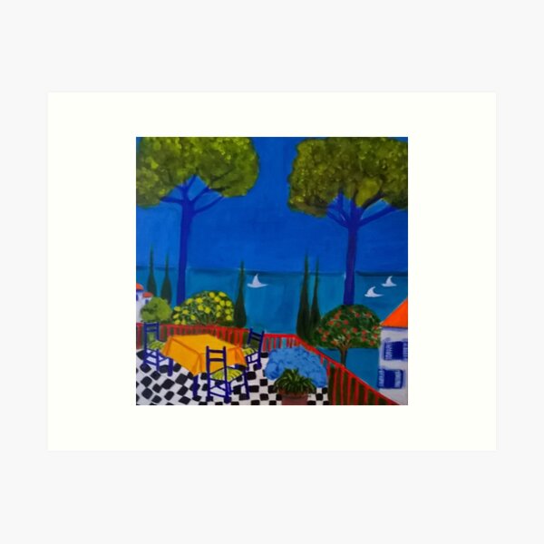Item preview, The Terrace in St Tropez designed and sold by Rusty  Gladdish.