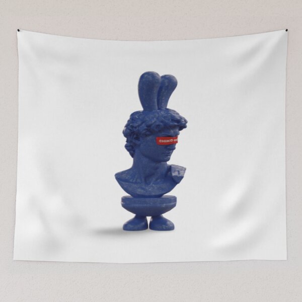 Item preview, NFT art toy "David Blue."   designed and sold by ErisMerch.