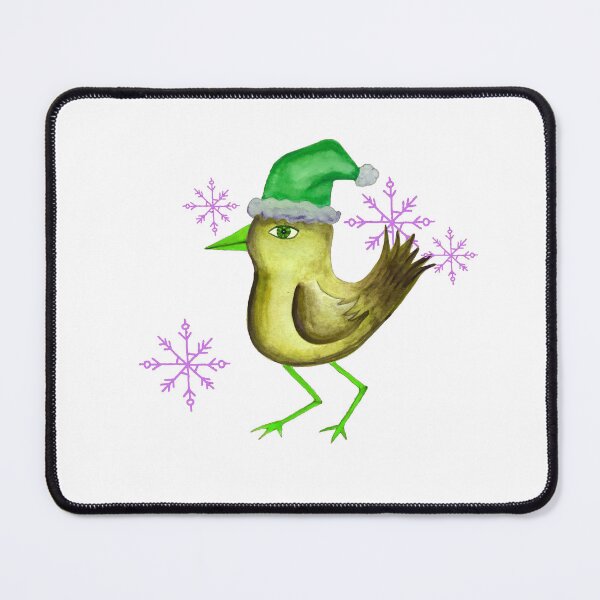 Item preview, Christmas bird_green designed and sold by NeonEye-Designs.