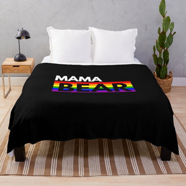 Item preview, Mama Bear - LGBT Gay Pride Equal Rights Rainbow Mom/Mama designed and sold by NaNapolitano.
