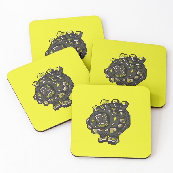 Item preview, Shy Golem - Yellow -  Pixel art designed and sold by goleafi.