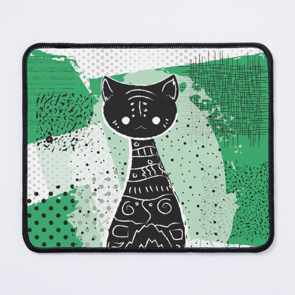 Item preview, Green shadow cat designed and sold by Lalingla.
