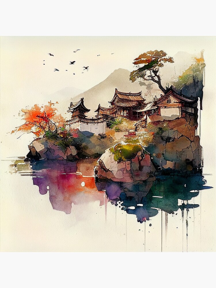 Free beginner watercolor tutorial  Japanese inspired art, Japanese  drawings, Japanese art prints