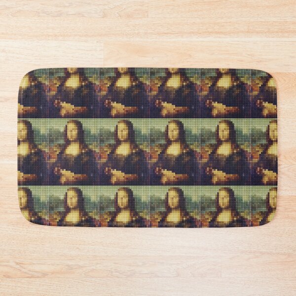 Item preview, Pixelated Mona Lisa designed and sold by REApparelCo.