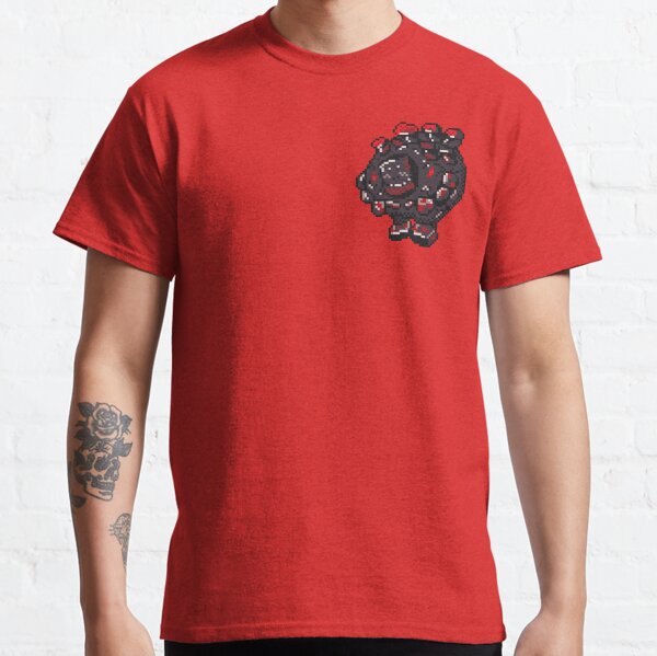 Shy Golem - Red - Pixel art Classic T-Shirt