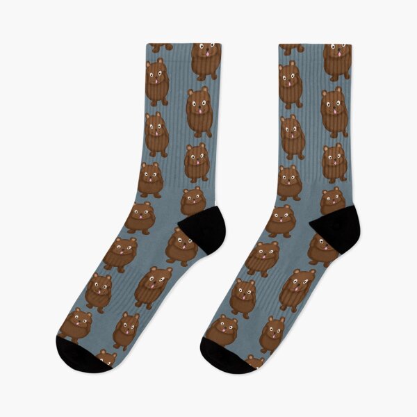 Item preview, Cute Peekabo Brown Baby Kid Teddy Bear Cub with Tongue Out -Funny designed and sold by Karen Ekdahl.