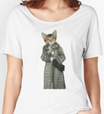 Kitten Dressed as Cat Women's Relaxed Fit T-Shirt