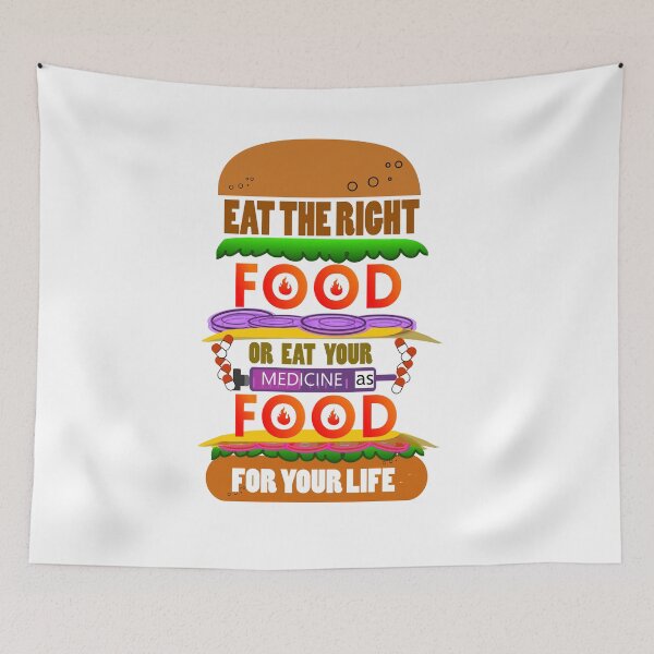 Item preview, Eat the right food. designed and sold by thinkittithink.