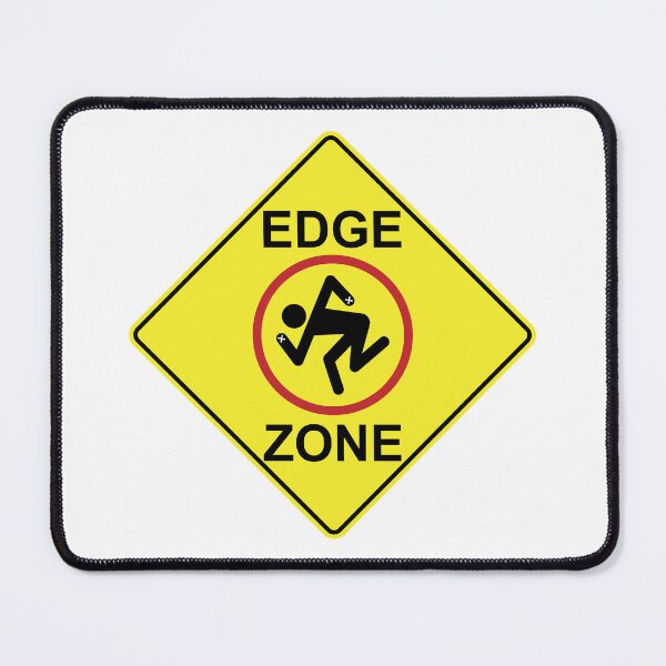 Item preview, Straight Edge Zone Traffic Sign designed and sold by xpelawix.