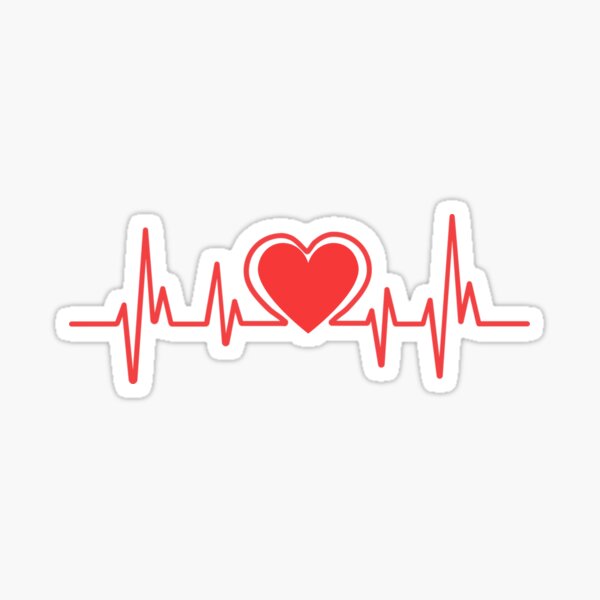 heart beat' Sticker