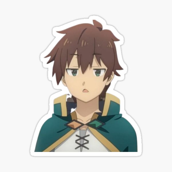 Kazuma Disgusted Konosuba Sticker for Sale by Aestheticanime2