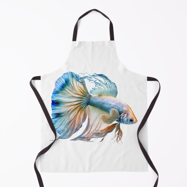 Item preview, Watercolor colorful fish. fighting fish isolated on white background. watercolor illustration designed and sold by ShopThousand.