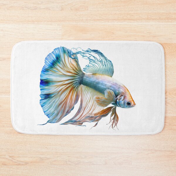 Item preview, Watercolor colorful fish. fighting fish isolated on white background. watercolor illustration designed and sold by ShopThousand.
