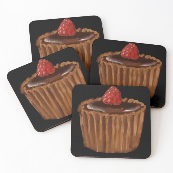 Item preview, Raspberry chocolate cupcake- Kawaii designed and sold by MissIshiEun.