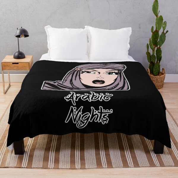 Item preview, 'Arabic Nights' Hijab Girl - Retro Illustration Design for T-shirts, mugs, phone cases and other accessories designed and sold by Ridiculam Toga.
