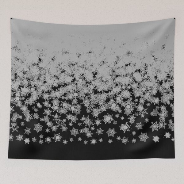 Item preview, Blizzard - Silver on a black background designed and sold by illustratious.