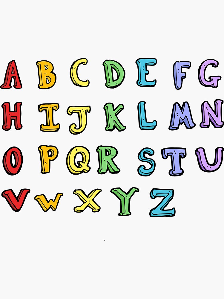 "Alphabet Lore" Sticker For Sale By Sosodz | Redbubble