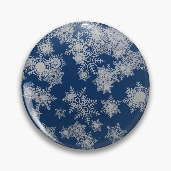 Item preview, Blizzard - Silver on a blue background designed and sold by illustratious.