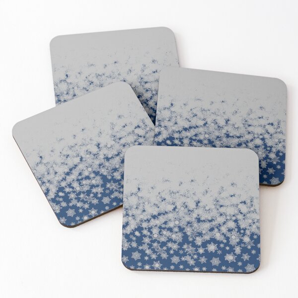 Item preview, Blizzard - Silver on a blue background designed and sold by illustratious.