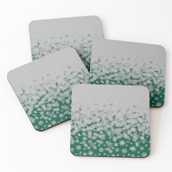 Item preview, Blizzard - Silver on a green background designed and sold by illustratious.