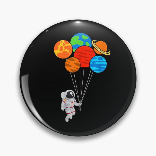 Item preview, Astronaut Holding Planet Balloons - Astronaut holding planet balloons solar system space designed and sold by NabShirts ⭐⭐⭐⭐⭐.