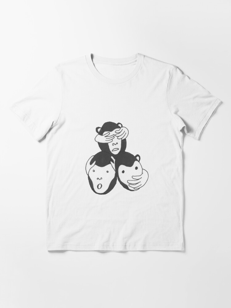 3 wise monkeys t shirt