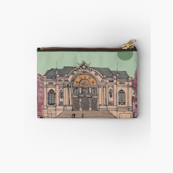 Item preview, City Opera House Saigon Vietnam Illustration designed and sold by Wall-Art-Sketch.