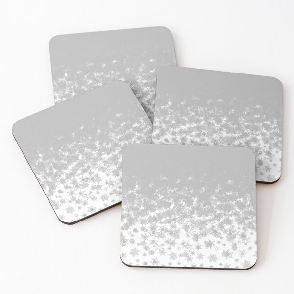Item preview, Blizzard - Silver snowflakes designed and sold by illustratious.