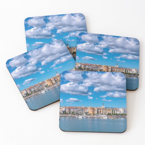 Item preview, Cambrils Seafront Spain with Boats and Mediterranean Sea designed and sold by acceleratorhams.