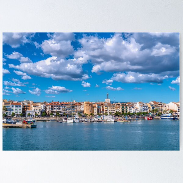 Item preview, Cambrils Seafront Spain with Boats and Mediterranean Sea designed and sold by acceleratorhams.
