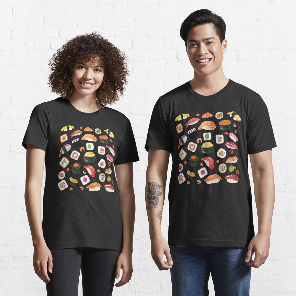 Japanese Sushi Roll Set Kids T-Shirt for Sale by KewaleeTee