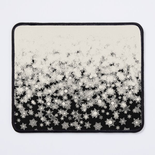Item preview, Blizzard - Snowflakes on a black background designed and sold by illustratious.