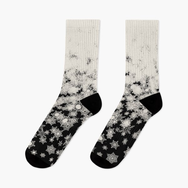 Item preview, Blizzard - Snowflakes on a black background designed and sold by illustratious.