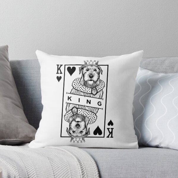 Item preview, Irish Wolfhound King Of Hearts Funny Dog Card Pop Art designed and sold by GrandeDuc.