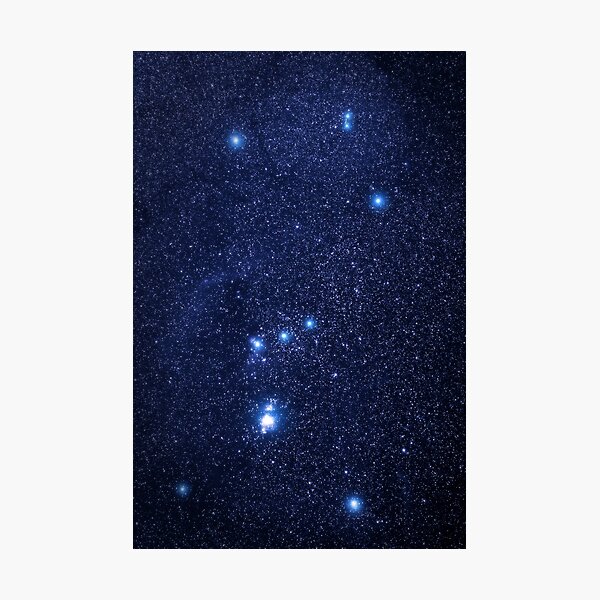Cosmic Orion Constellation Stars Space Universe Photographic Print