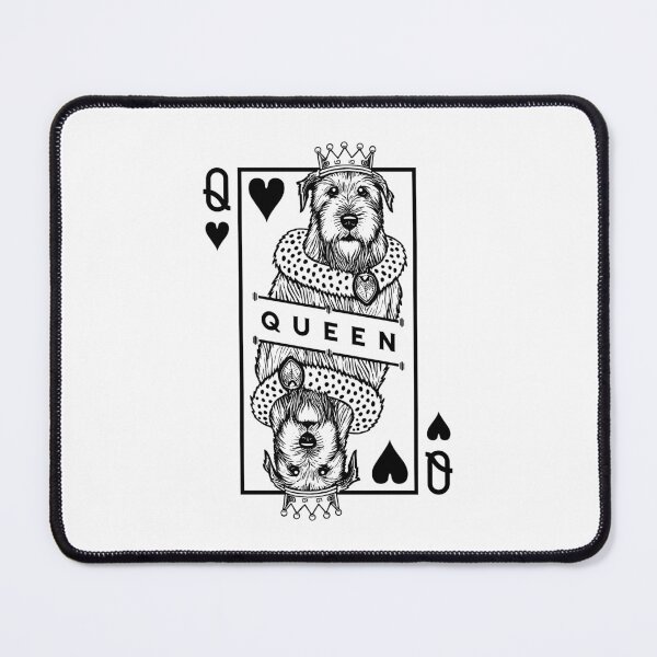 Item preview, Irish Wolfhound Queen Of Hearts Funny Dog Card Pop Art designed and sold by GrandeDuc.