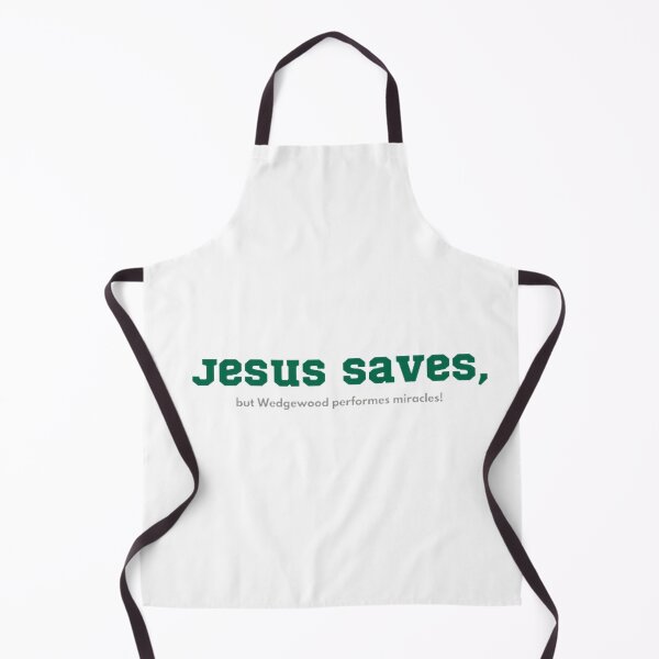 Item preview, Jesus Saves, Wedgewood Miracles! designed and sold by BradburyWorx.